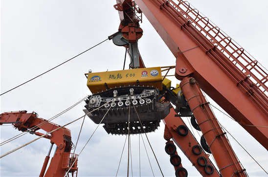 我國首次500米海底多金屬結(jié)核采集系統(tǒng)試驗紀實